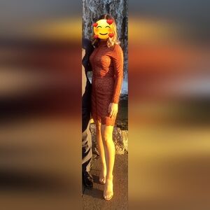 Wilfed Janvry Dress in Maroon